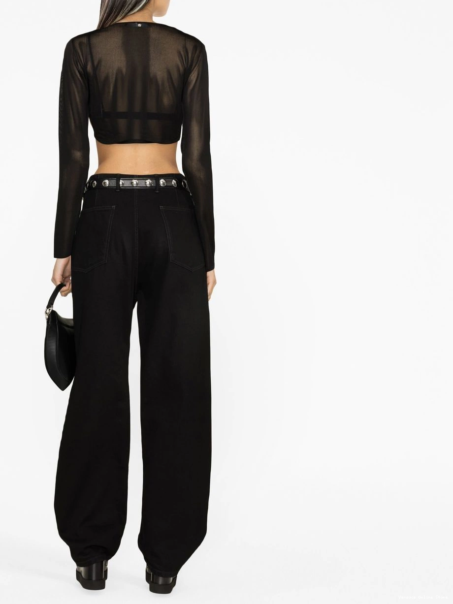 Affordable cropped cardigan Women Versace buttoned Medusa 0705